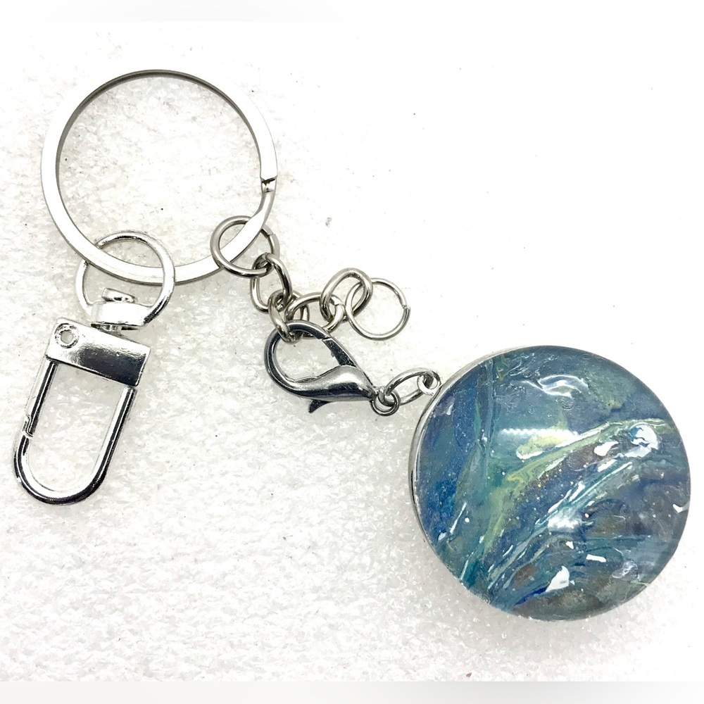 Handmade 30mm snap Keychain ring Statement snap sj30